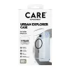 PanzerGlass CARE by Flagship Case permatas dėklas iPhone 17 Air skaidrus Urban Explorer Black MagSafe