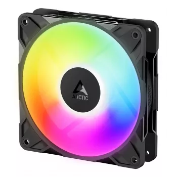 ARCTIC Freezer P12 Pro Reverse A-RGB 120 mm A-RGB ventiliatorius su PWM ir kabelio dalikliu