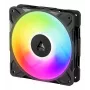 ARCTIC Freezer P12 Pro Reverse A-RGB 120 mm A-RGB ventiliatorius su PWM ir kabelio dalikliu