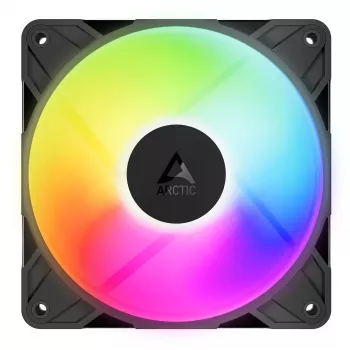 ARCTIC Freezer P12 Pro Reverse A-RGB 120 mm A-RGB ventiliatorius su PWM ir kabelio dalikliu