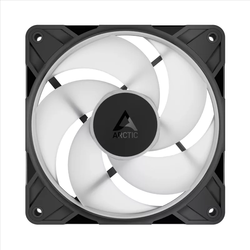ARCTIC Freezer P12 Pro Reverse A-RGB 120 mm A-RGB ventiliatorius su PWM ir kabelio dalikliu