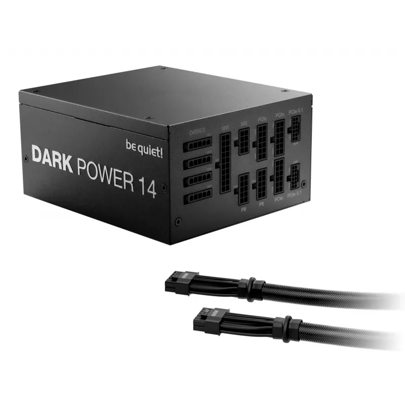 be quiet! Dark Power 14 1200 W – 80 Plus Titanium maitinimo blokas 20+4 pin ATX ATX Juodas