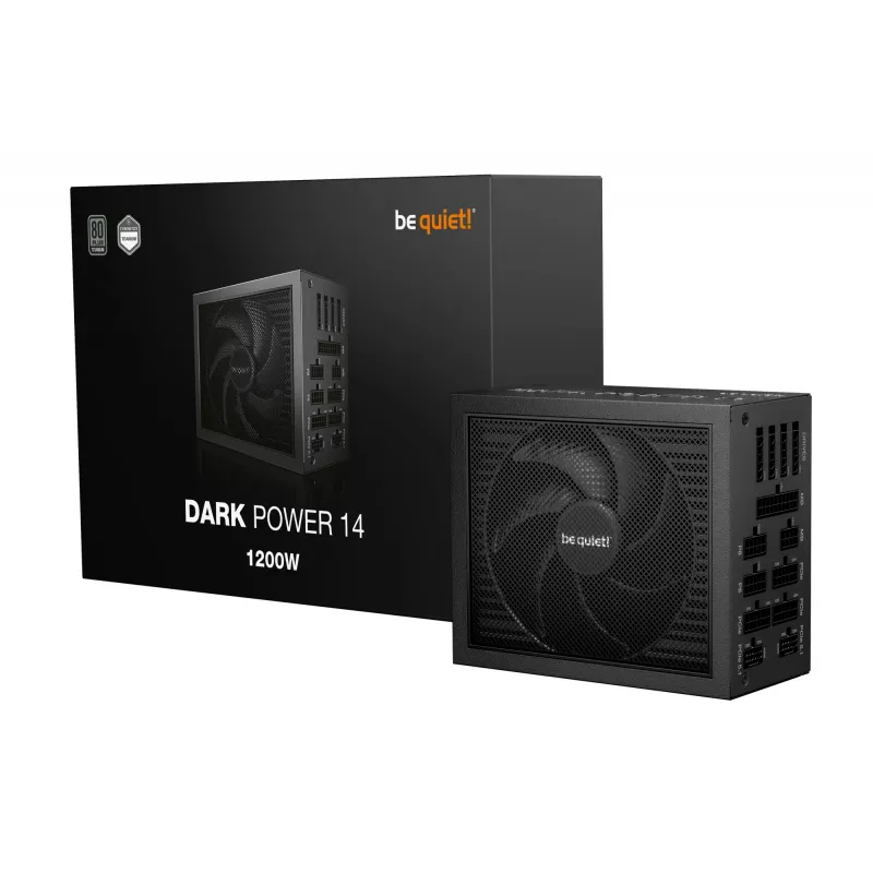 be quiet! Dark Power 14 1200 W – 80 Plus Titanium maitinimo blokas 20+4 pin ATX ATX Juodas