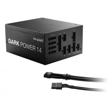 be quiet! Dark Power 14 850 W - 80 Plus Titanium maitinimo blokas 20+4 pin ATX ATX Juodas