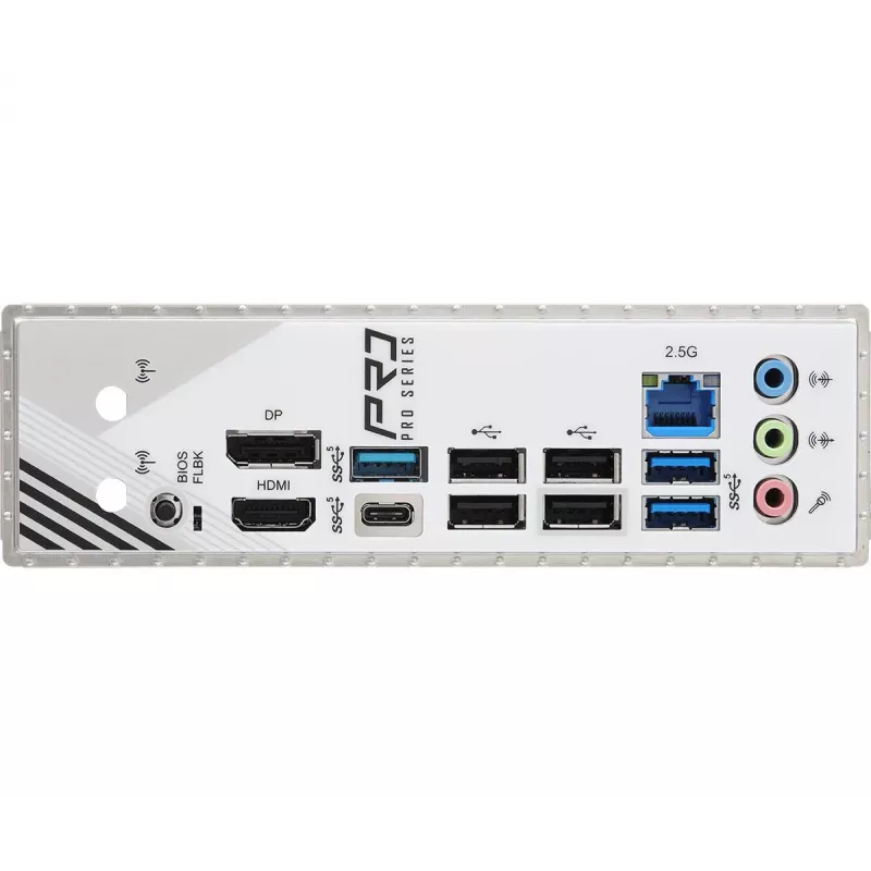 ASRock A620AM Pro Rs pagrindinė plokštė AM5, AMD A620A, 4x DDR5, 1x HDMI 2.1, 1x DisplayPort 1.4, mATX
