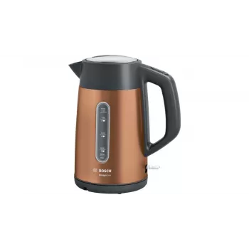 Bosch TWK4P439 elektrinis virdulys 1,7 L 2400 W juodas, auksinis