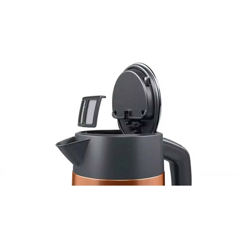 Bosch TWK4P439 elektrinis virdulys 1,7 L 2400 W juodas, auksinis