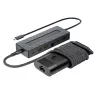 USB-C stotelė ir nešiojamojo kompiuterio įkroviklis HP 9H0H9AA#ABB kompaktiškas dizainas universalus ryšys