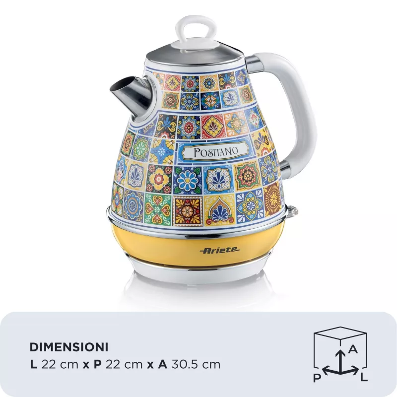 Elektrinis virdulys Ariete 2869/0P 1.7L 2200W įvairiaspalvis geltonas