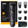 Braun BeardTrimmer 5 BT5560 barzdaskutė, baterija, 40 nustatymų, 2 cm, šlapiam ir sausam naudojimui, juoda