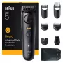 Braun BeardTrimmer 5 BT5560 barzdaskutė, baterija, 40 nustatymų, 2 cm, šlapiam ir sausam naudojimui, juoda
