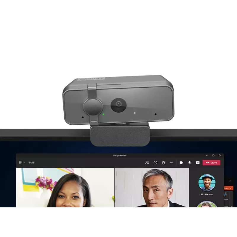 Lenovo GXC1S15023 internetinė kamera 1920 x 1080 pikselių USB 2.0 Pilka
