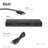 CLUB3D Quad DisplayPort Hub – 4 x 4K raiška @ 30Hz, MST palaikymas