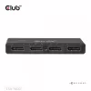 CLUB3D Quad DisplayPort Hub – 4 x 4K raiška @ 30Hz, MST palaikymas