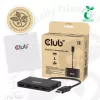 CLUB3D Quad DisplayPort Hub – 4 x 4K raiška @ 30Hz, MST palaikymas
