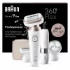 Braun Silk-épil 9 Flex 9-360 3D epiliatorius, rožinė, balta, 40 pincetų