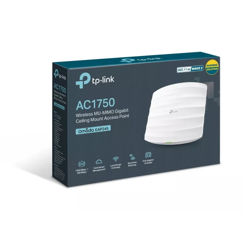 TP-Link Omada AC1750 belaidis MU-MIMO gigabitinės lubų / sienų montavimo prieigos taškas