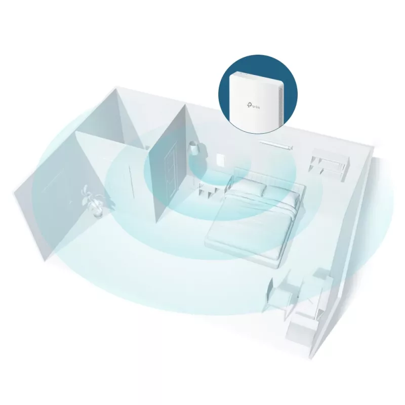 TP-Link Omada AC1200 belaidis MU-MIMO Gigabit sieninis prieigos taškas