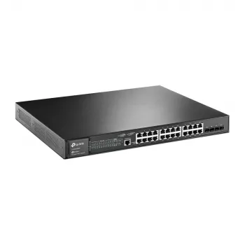 TP-Link Omada 28 prievadų Gigabit L2+ valdomas jungiklis su 24 prievadais PoE+