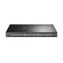 TP-Link Omada 48 prievadų Gigabit ir 4 prievadų 10GE SFP+ L2+ valdomas jungiklis su 48 prievadų PoE+