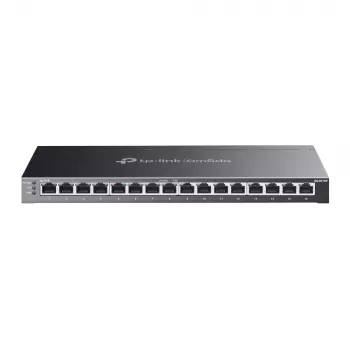TP-Link Omada 16 prievadų Gigabit valdomas tinklo jungiklis su 8 PoE+ prievadais, L2/L2+, montuojamas į stelažą