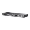TP-Link Omada 16 prievadų Gigabit valdomas tinklo jungiklis su 8 PoE+ prievadais, L2/L2+, montuojamas į stelažą