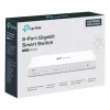TP-Link Festa FS308G 8 prievadų valdomas L2/L2+ Gigabit Ethernet PoE jungiklis baltas