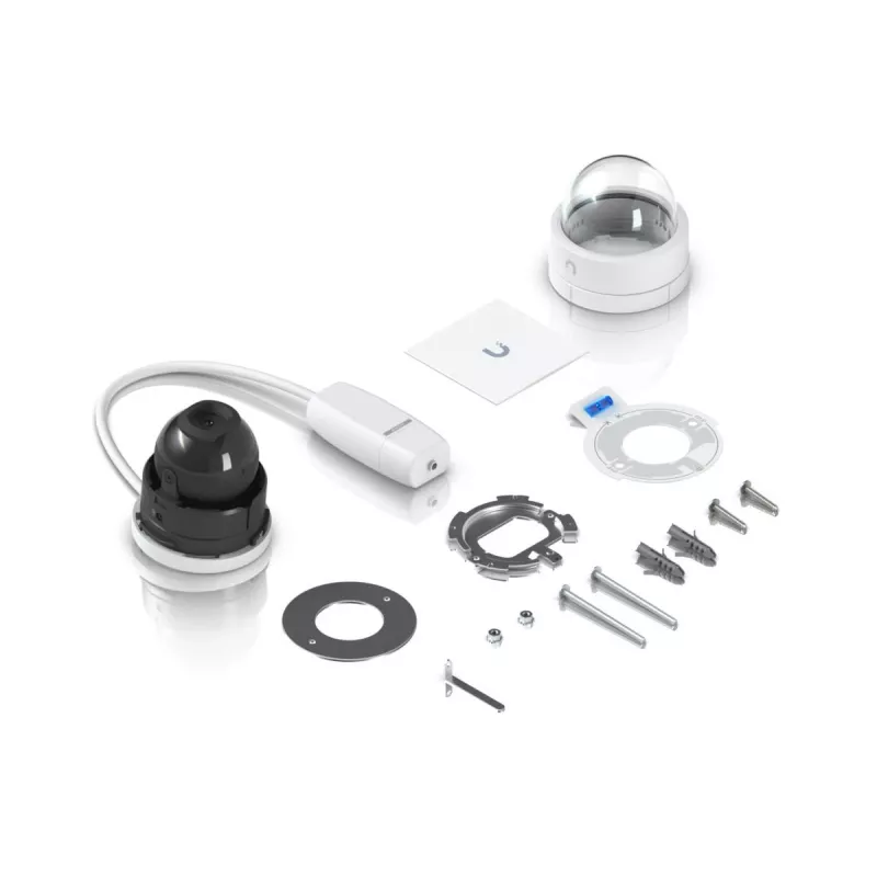 UBIQUITI NETWORKS Unifi Protect G5 Dome Ultra White – itin kompaktiška 2K HD „PoE“ vidaus stebėjimo kamera su naktiniu matymu