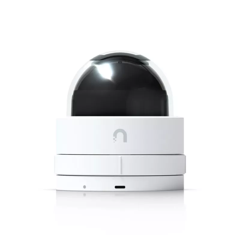 UBIQUITI NETWORKS Unifi Protect G5 Dome Ultra White – itin kompaktiška 2K HD „PoE“ vidaus stebėjimo kamera su naktiniu matymu