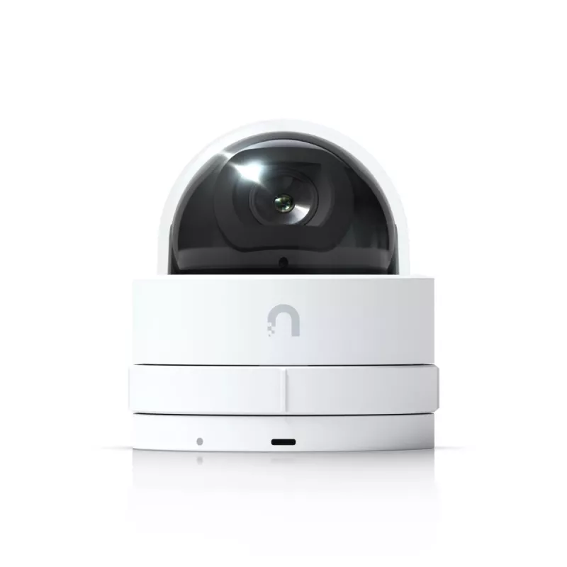 UBIQUITI NETWORKS Unifi Protect G5 Dome Ultra White – itin kompaktiška 2K HD „PoE“ vidaus stebėjimo kamera su naktiniu matymu