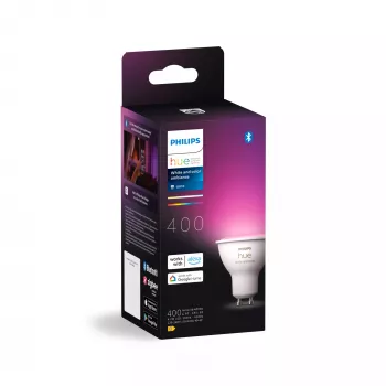 Philips Hue White and colour ambience GU10 – protingas prožektorius