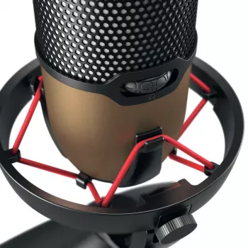 CHERRY UM 9.0 PRO RGB juodas, varinis stalinis mikrofonas