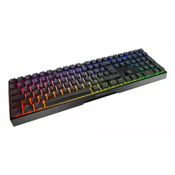 CHERRY MX 3.0S RGB klaviatūra žaidimams USB QWERTZ vokiška juoda