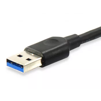 Equip USB 3.0 Type C į Type A laidas, 0,5 m, juodas