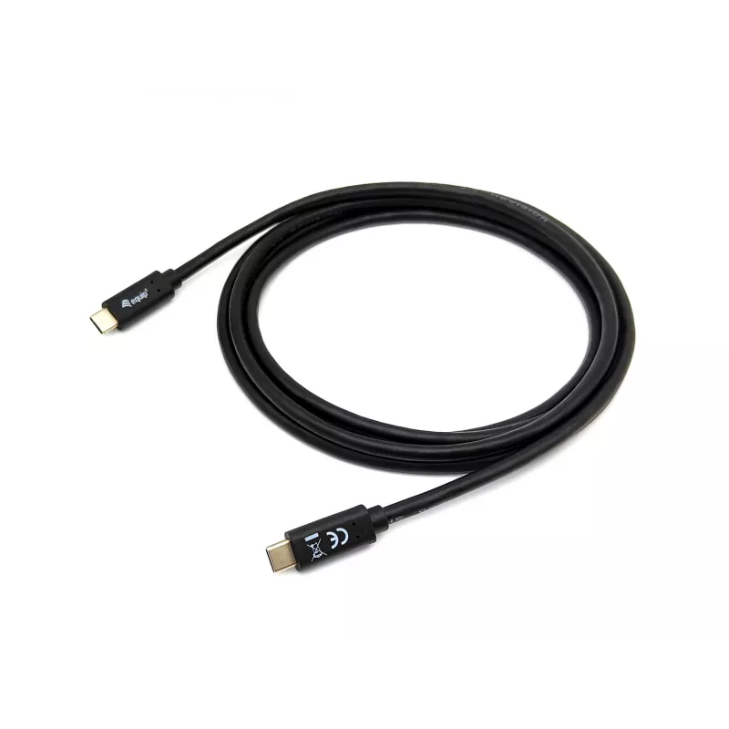 Equip USB 3.2 Gen 1x1 Type-C į C laidas, vyriškas/vyriškas, 2 m, juodas
