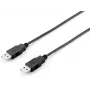 Equip USB 2.0 laidas, A tipo, 1,8 m, juodas