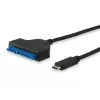 Equip USB Type C į SATA laidas, juodas, 6 Gbit/s, 50 mm, 150 mm, 500 mm, 50 g
