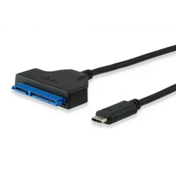 Equip USB Type C į SATA laidas, juodas, 6 Gbit/s, 50 mm, 150 mm, 500 mm, 50 g