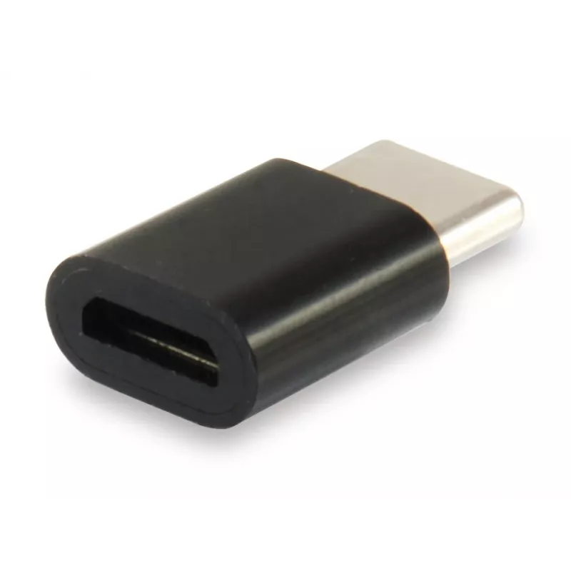 Equip USB Type C į Micro USB adapteris, USB C, Micro USB B, juodas