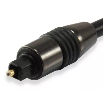Equip TOSLINK optinis SPDIF skaitmeninis garso kabelis, 1,8 m, juodas