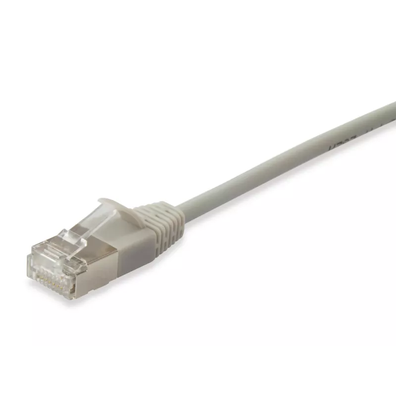 EQUIP Cat.6A F/FTP plonas jungiamasis kabelis RJ-45 2m smėlio spalvos
