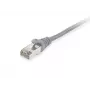 Equip Cat.6A S/FTP jungiamasis laidas, 0,5 m, pilka