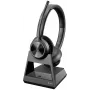 HP Poly Savi 7320 Office Stereo DECT belaidė ausinė, juoda, 1880-1900 MHz
