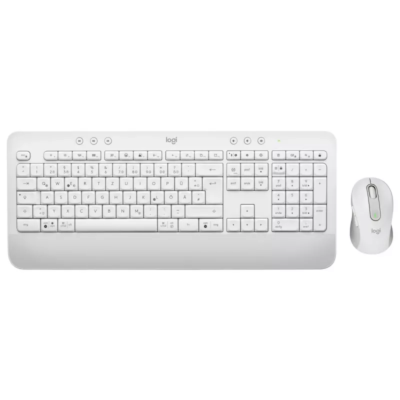 LOGITECH Signature MK650 Combo For Business - Baltas - QWERTZ Vokiškas