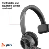 HP Poly Voyager 4310 Microsoft Teams sertifikuota Bluetooth ausinė su USB-A imtuvu BT700