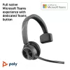 HP Poly Voyager 4310 Microsoft Teams sertifikuota Bluetooth ausinė su USB-A imtuvu BT700