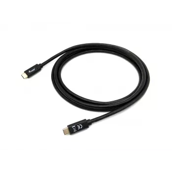 Equip USB 3.2 Gen 1x1 Type-C į C laidas, vyriškas/vyriškas, 1 m, juodas