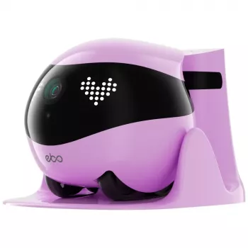 Stebėjimo robotas Enabot EBO AIR 2 – mobili namų kamera, rožinė