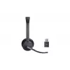 Yealink WH64 Hybrid Dual Teams belaidė ausinė DECT + Bluetooth ant galvos, biuro / skambučių centro, mikrofonas, Micro-USB, juoda