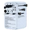 Verbatim Charge 'n' Travel 100W Universal kelioninis adapteris su įtraukiamu kabeliu Mėlyna
